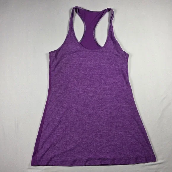 Lululemon Purple Racerback‎ Tank Top Workout Athleisure Women's Size Small - Picture 5 of 6